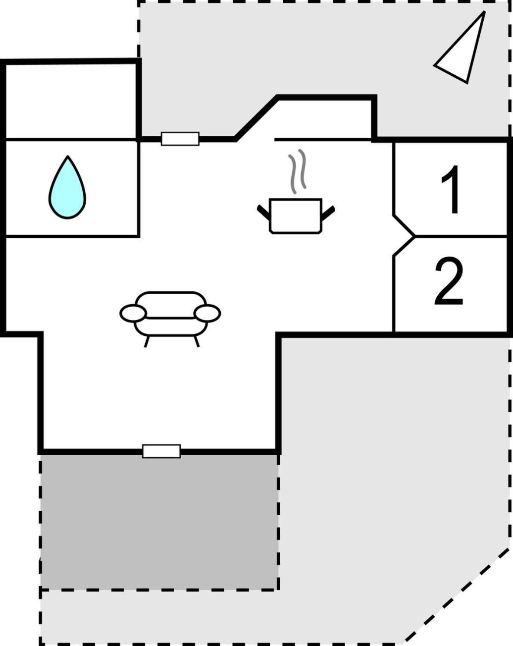 Awesome Home In Stroby With Wifi Екстер'єр фото